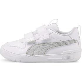 Resim Puma Multıflex Glıtz Formstrıp Çocuk Ayakkabı 384885 01 Beyaz 