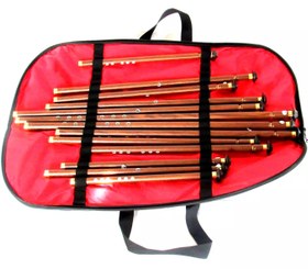 Resim Turkish Woodwind Plastic Nay Ney Set Total 13 