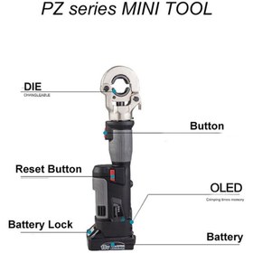 Resim Zupper Pz-300 Bataryalı Pabuç Sıkma Pensesi ( Bgs Güvenlik Yetkili Satıcı) 