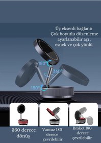 Resim howear 360 Derece Ayaralanabilir Vakumlu Manyetik Vantuz Telefon Montajı Serbest Telefon Tutucu 