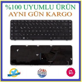 Resim HP Uyumlu 590121-001 Klavye Tuş Takımı Siyah Tr N11.8747 