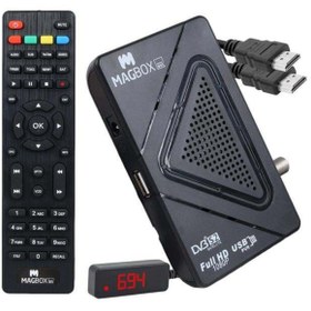 Resim Zibox Magbox Homebox Full HD Uydu Alıcısı 4000 Kanal TKGS / Youtube / USB Destekli (Uzatma Display Gözlü) 