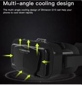 Resim Treasures Shinecon Vr Gözlük 3d Kulaklık Sanal Gerçeklik Kask B, Uzaktan Kumanda İle 