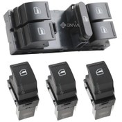 Resim Skoda Fabia Dörtlü Tekli Cam Açma Düğmesi Takım 2008--2014 