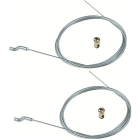 Resim Fochsia Çim Biçme Makinesi Hız Kontrol Tel Tamir Kit 2 Adet Z Kanca Uçlu Metal Kablo 