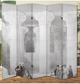 Resim Tarih Temalı Özel Tasarım Paravan Room Divider 180 x 200 cm Paravan-1032-1 