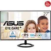 Resim ASUS VZ27EHF 27 IPS FREESYNC 1920x1080 1MS 100HZ HDMI VESA 3YIL EYECARE, FLICKER-FREE,CERCEVESIZ,DUSUK MAVI ISIK Monitör 