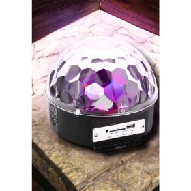 Resim Eco Lounge Kompakt Tasarımlı, Telefon Kontrollü Disko Topu Işıkları 