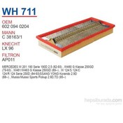 Resim Wunder Mercedes 201 Kasa 190 D 2 5 124 Kasa 250 D 2 5 Hava Filtresi Oem No:6020940204 
