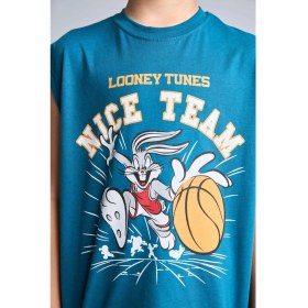 Resim DeFacto Looney Tunes Bisiklet Yaka Atlet Erkek Çocuk H8316A826HS 