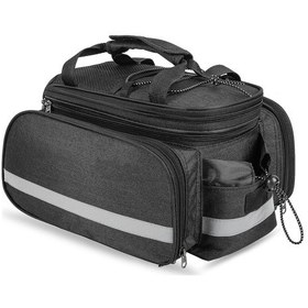 Resim West Bıkıng-Batı Bısıklet Büyük Kapasiteli Bisiklet Çantası Su Y15549-B Siyah 