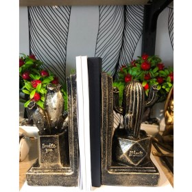 Resim Atak Hediyelik Dekoratif Kaktüs Kitap Tutacağı Polyester 