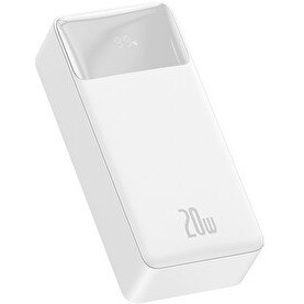 Resim Baseus Bipow 30.000 mAh Digital Display Powerbank 20W-Beyaz 