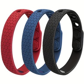 Resim Silikon Spor Bilekliği - Anti-Statik, Kablosuz, Pil Gerektirmez - Dış Mekan & Fitness Tutkunları İçin Mükemmel 