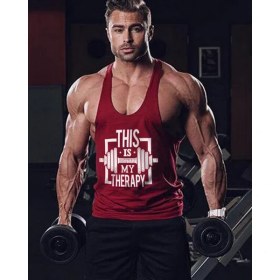 Resim Ghedto My Therapy Fitness Gym Tank Top Sporcu Atleti 