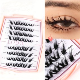 Resim AMSDCN 40 Küme Sahte Kirpikler, Kabarık Doğal Görünüm, Yumuşak 3D Etki, Karışık Uzunluklar 9-13mm, Kolay Uygulama İçin Bölümlü, Tekrar Kullanılabilir, Makyaj Başlangıçları İçin İdeal, Profesyonel Makyaj | Doğal Görünüm Sahte Kirpikler | Yumuşak 3D Etki 