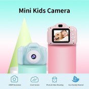 Resim Lemestar Çocuklar İçin Mini Dijital Kamera: Fotoğraf & Video Çekimi, 2.0 İnç Ekran, 32gb Hafıza Kartı Pembe 