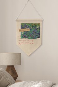 Resim Salon Pinterest Duvar Dekoru, Van Gogh Sanat Serisi, Kanvas Flama Askılı Duvar Örtüsü NO:418 - Renkli - 8 / 21 x 30 