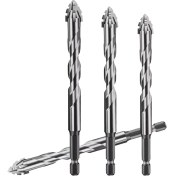 Resim VintageVo Tüm Seramik Karoların, Cam, Mermer ve Betonun Kuru Delme Için Dört Kenarlı Yeni Testere Dişi Eksantrik Matkap 4 Adet (Yurt Dışından) 