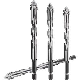 Resim VintageVo Tüm Seramik Karoların, Cam, Mermer ve Betonun Kuru Delme Için Dört Kenarlı Yeni Testere Dişi Eksantrik Matkap 4 Adet (Yurt Dışından) 