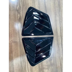 Resim X-Large Garage Honda Civic Fb7 12-15 Kelebek Cam Vizörü Kaplama Pianoblak 2'li Set 