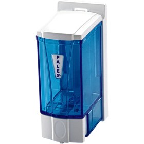 Resim Palex (Ün-Ev) Mini Sıvı Sabunluk (Sıvı Sabun Dispenseri) 250 cc Şeffaf-Mavi 