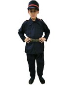 Resim 18 Mart Çanakkale Yunan Düşman Askeri Komutan Kıyafeti Lacivert 