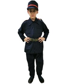 Resim 18 Mart Çanakkale Yunan Düşman Askeri Komutan Kıyafeti Lacivert 