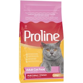 Resim Proline Renkli Taneli Tavuklu Kuru Yetişkin Kedi Maması 1,2 Kg 