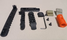 Resim Keymod Raylı Sistem için Taktik Alüminyum Airsoft Muhtelif Aksamlar 
