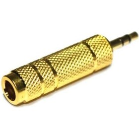 Resim KEEPRO Oem Dişi 6.3mm To 3.5mm Erkek Dönüştürücü 3.5 To 6.3 Çevirici 