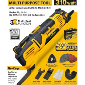 Resim Özgürce Çok Fonksiyonlu Kesici ve Raspalama Makinesi 310 W 