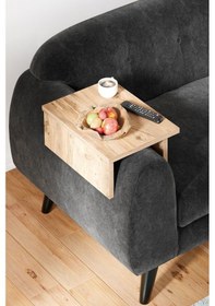 Resim Kls Ayarlanabilir Koltuk Sehpası Yan Sehpa- Çam Kls - Çam 