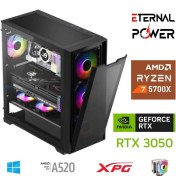 Resim Eternal Power E.power Ryzen 7 5700X 32G Ddr4 1tb M.2 RTX3050 A520 M650W 