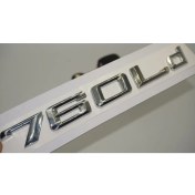 Resim DK Tuning Bmw 760LD Bagaj Krom Metal 3m 3D Yazı Logo 