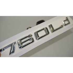 Resim DK Tuning Bmw 760LD Bagaj Krom Metal 3m 3D Yazı Logo 