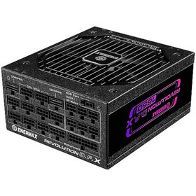 Resim ENERMAX Revolution D.F. X 1650W 80+ Gold Full Modüler 140mm Fanlı ARGB Güç Kaynağı (ERT1650EWT) 