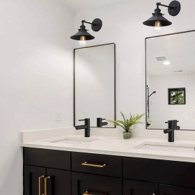 Resim Riolight Vintage,rustik Siyah Mafsallı 1XE27 Banyo Ayna Üstü Aplik NOT:1ADET Fiyatıdır ÇAP:23CM 