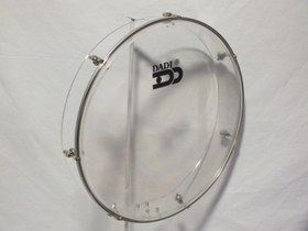 Resim Plexie Glass Clear Frame Drum Bendir Percussion , Tar 