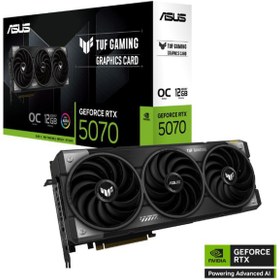 Resim ASUS GEFORCE TUF-RTX5070-O12G-GAMING 12GB GDDR7 192BIT 2XHDMI 3XDP EKRAN KARTI 