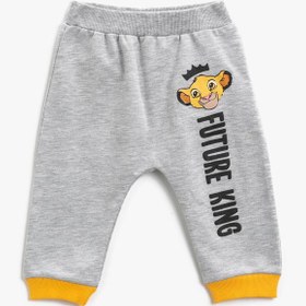 Resim Erkek Bebek The Lion King Lisanslı Baskılı Normal Bel Pamuklu Eşofman Altı 