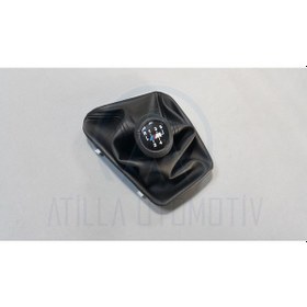Resim BMW 3 SERİSİ E36 90-99 VİTES TOPUZU + KÖRÜĞÜ ///M 5 İLERİ SİYAH 