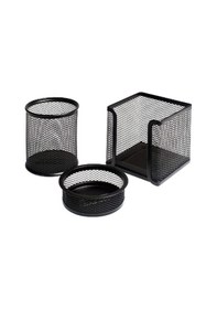 Resim Lotte Metal Perfore 3 Lü Set Siyah Fx Çok Renkli 