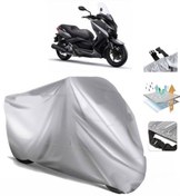 Resim CoverPlus Yamaha X-max 250 Iron Max Abs Motosiklet Brandası Arka Çanta Uyumlu (bağlantı Tokalı) 