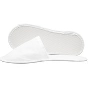 Resim Dispoza 25 Adet Tek Kullanımlık Spa Otel Terliği - Beyaz Renk, Standart Beden Otel Terlik 