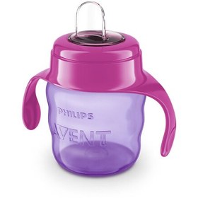 Resim Philips Avent SCF551/03 Eğitici Damlatmaz Bardak Kız 6m+ 7oz/200ml 