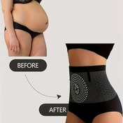 Resim 1 Adet Yüksek Bel Doğum Sonrası Karın Kontrol İç Çamaşırı - Kalça Kaldırıcı Korset Pantolon, Kompresyonlu Sezaryen Şekillendirici Slip, Çamaşır Makinesinde Yıkanabilir (Kurutma Makinesi Uygun Değil) Postpartüm Girdle 
