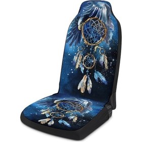 Resim Rogfer Araba Evrensel Baskılı Koltuk Koruyucu Otomobil Dekorasyon Malzemeleri, Stil: Dreamcatcher Diğer 