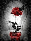 Resim Fildişi 5d Elmas Boyama Çiçek Tam Yuvarlak Matkap Elmas Nakış Satış Güller Mozaik Resim 30x40cm 