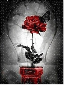 Resim Fildişi 5d Elmas Boyama Çiçek Tam Yuvarlak Matkap Elmas Nakış Satış Güller Mozaik Resim 30x40cm 